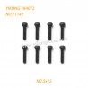 YIKONG YK4072 DF7 RC Short Truck Parts Cap Head Screw (M2.5x12) 71142