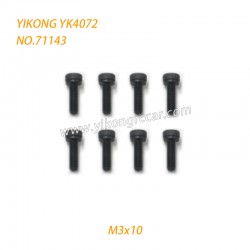 YIKONG YK4072 DF7 RC Short Truck Parts Cap Head Screw (M3x10) 71143