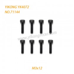 YIKONG YK4072 DF7 RC Short Truck Parts Cap Head Screw (M3x12) 71144