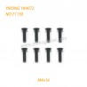 YIKONG YK4072 DF7 RC Short Truck Parts Flat Head Screws (M4x16) 71150