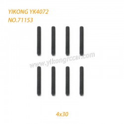 YIKONG YK4072 DF7 RC Short Truck Parts Headless Screws (4x30) 71153