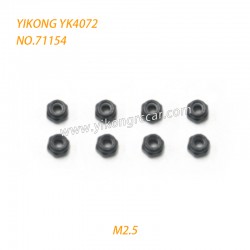 YIKONG YK4072 DF7 RC Short Truck Parts Flange Lock Nuts (M2.5) 71154