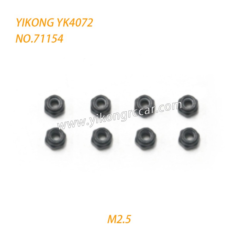YIKONG YK4072 DF7 RC Short Truck Parts Flange Lock Nuts (M2.5) 71154 YIKONG YK4072 DF7 RC Short Truck Parts Flange Lock Nuts (M2.5) 71154