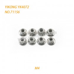 YIKONG YK4072 DF7 RC Short Truck Parts Flange Lock Nuts (M4) 71156