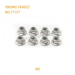 YIKONG YK4072 DF7 RC Short Truck Parts Flange Lock Nuts (M5) 71157