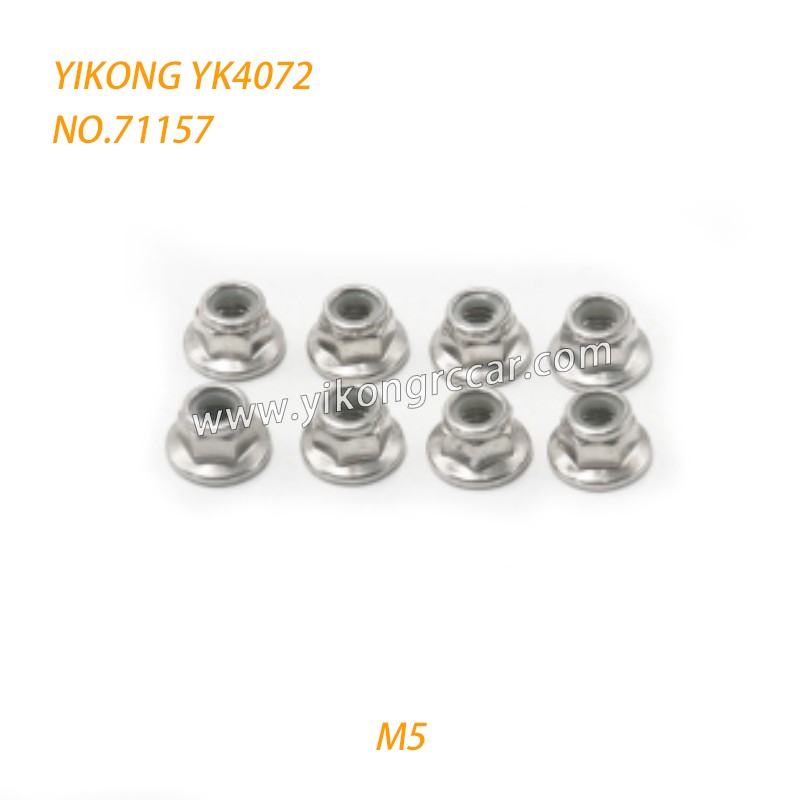 YIKONG YK4072 DF7 RC Short Truck Parts Flange Lock Nuts (M5) 71157 YIKONG YK4072 DF7 RC Short Truck Parts Flange Lock Nuts (M5) 71157