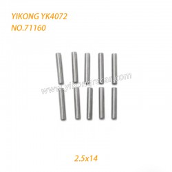 YIKONG YK4072 DF7 RC Short Truck Parts Pins (2.5x14) 71160