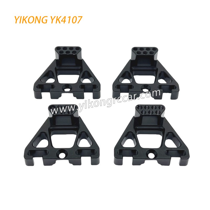 YIKONG YK4107 Upgrade Parts Front and rear shock mounts Black YIKONG YK4107 Upgrade Parts Front and rear shock mounts Black
