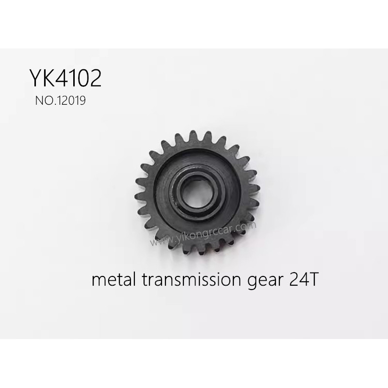YIKONG YK4102 RC Truck Parts metal transmission gear 24T 12019 YIKONG YK4102 RC Truck Parts metal transmission gear 24T 12019