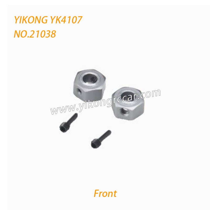 YIKONG YK4107 Climbing RC Car Parts Hexagon Wheel Seat (Front) 21038 YIKONG YK4107 Climbing RC Car Parts Hexagon Wheel Seat (Front) 21038