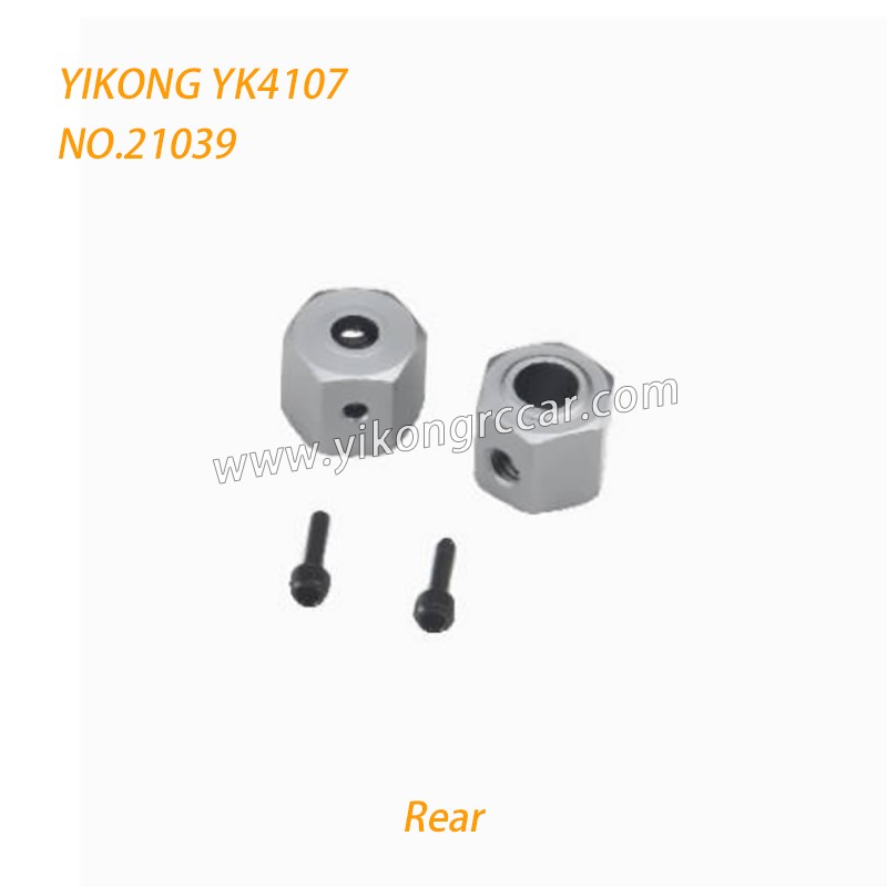 YIKONG YK4107 Climbing RC Car Parts Rear hexagonal wheel seat 21039 YIKONG YK4107 Climbing RC Car Parts Rear hexagonal wheel seat 21039