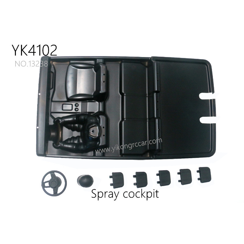 YIKONG YK4102 RC Truck Parts Spray cockpit 13238 YIKONG YK4102 RC Truck Parts Spray cockpit 13238