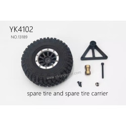 YIKONG YK4102 specs spare tire and spare tire carrier 13189