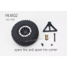 YIKONG YK4102 specs spare tire and spare tire carrier 13189