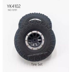YIKONG YK4102 RC Truck Parts Tire Set 13191