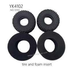 YIKONG YK4102 RC Truck Parts tire (Sponge insert) 13192