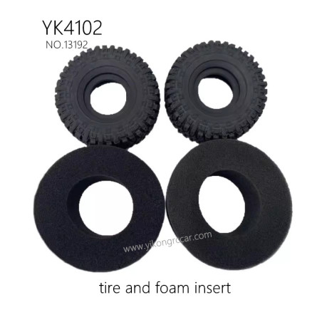 YIKONG YK4102 RC Truck Parts tire (Sponge insert) 13192