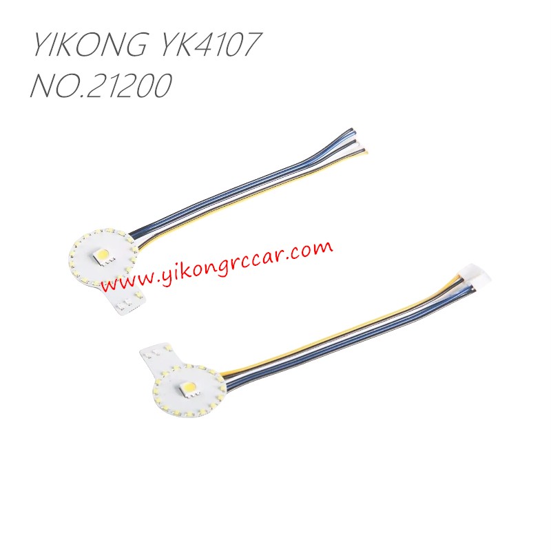 YIKONG YK4107 Parts Headlight Board (PH2.0 Plug) YIKONG YK4107 Parts Headlight Board (PH2.0 Plug)