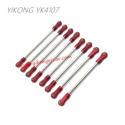 YIKONG YK4107 Upgrade Parts Chassis Adjustable Tie Rods Red
