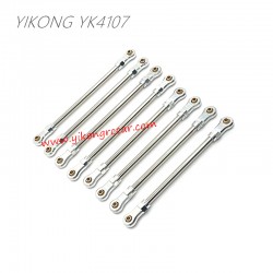 YIKONG YK4107 Upgrade Parts Chassis Adjustable Tie Rods Silver
