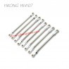 YIKONG YK4107 Upgrade Parts Chassis Adjustable Tie Rods Silver