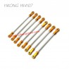 YIKONG YK4107 Upgrade Parts Chassis Adjustable Tie Rods Yellow