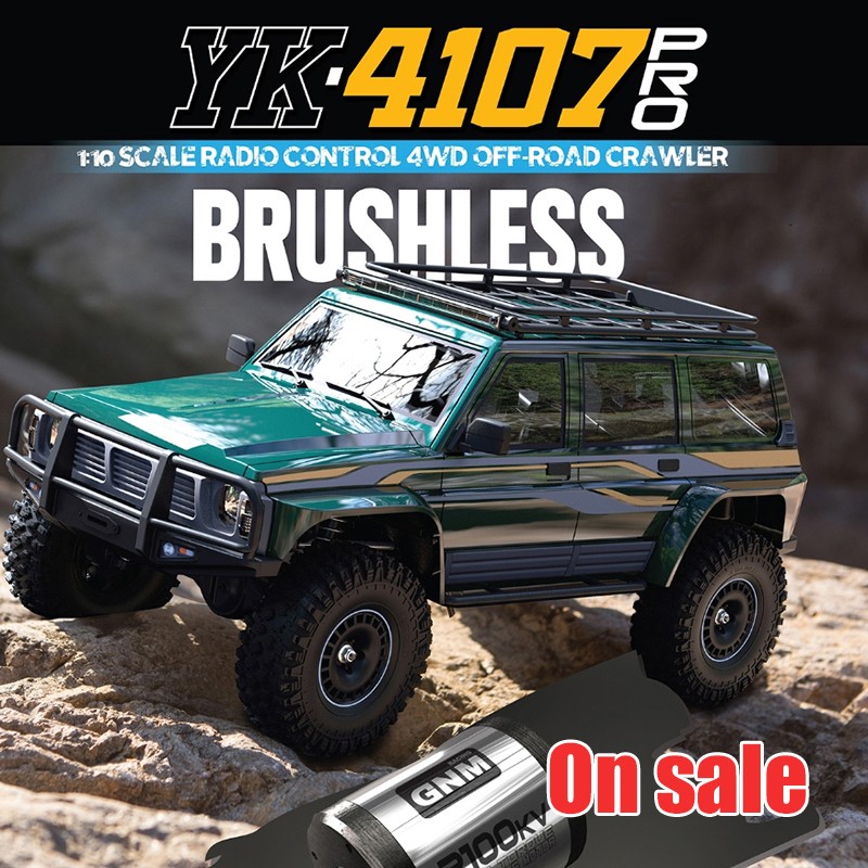 YIKONG YK4107Pro 1/10 Climbing RC Car Green YIKONG YK4107Pro 1/10 Climbing RC Car Green