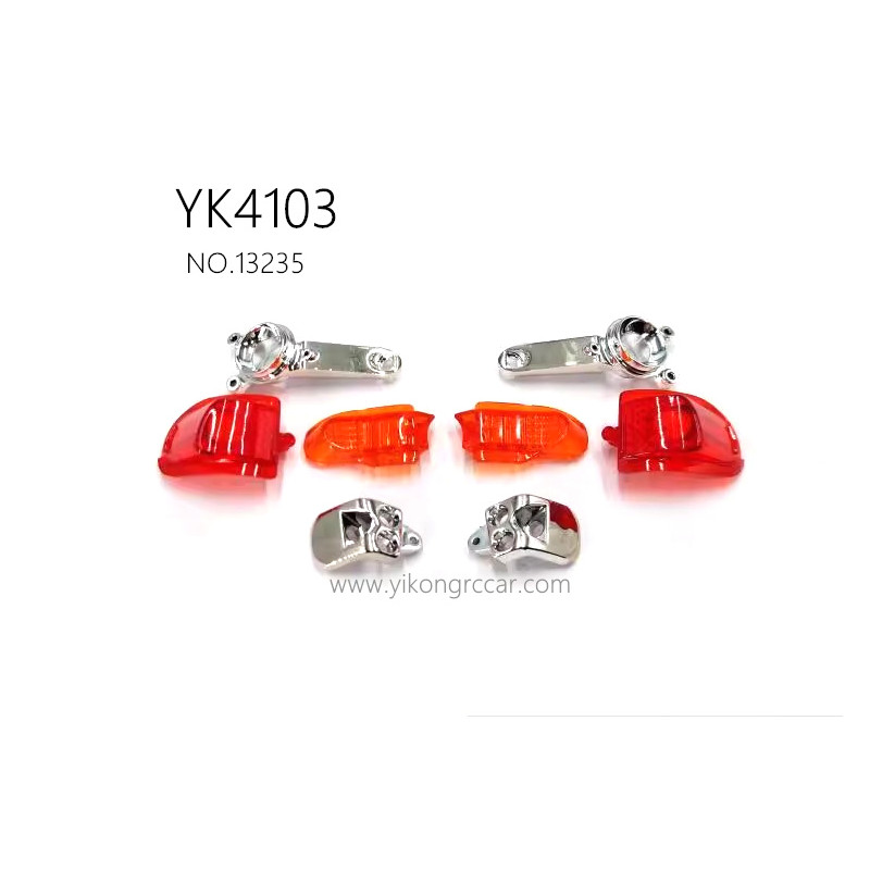 YIKONG YK4103 RC Car Parts Lamp Shape and Lamp Cup 13235 YIKONG YK4103 RC Car Parts Lamp Shape and Lamp Cup 13235