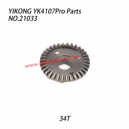 YIKONG YK4107Pro RC Crawler Parts Driven Gear 34T 21033