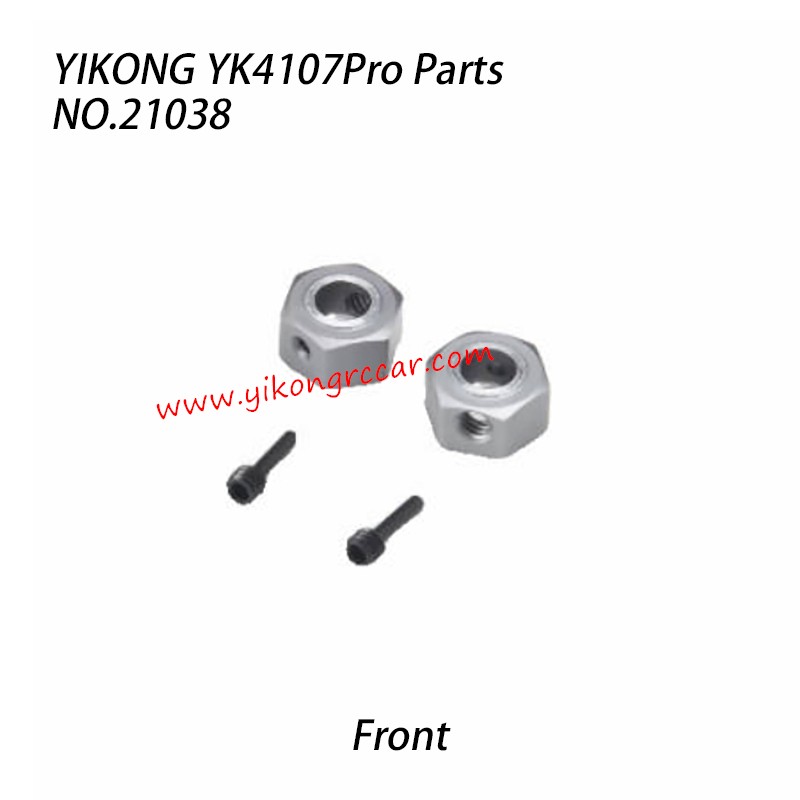 YIKONG YK4107Pro RC Crawler Parts Hexagon Wheel Seat (Front) 21038 YIKONG YK4107Pro RC Crawler Parts Hexagon Wheel Seat (Front) 21038