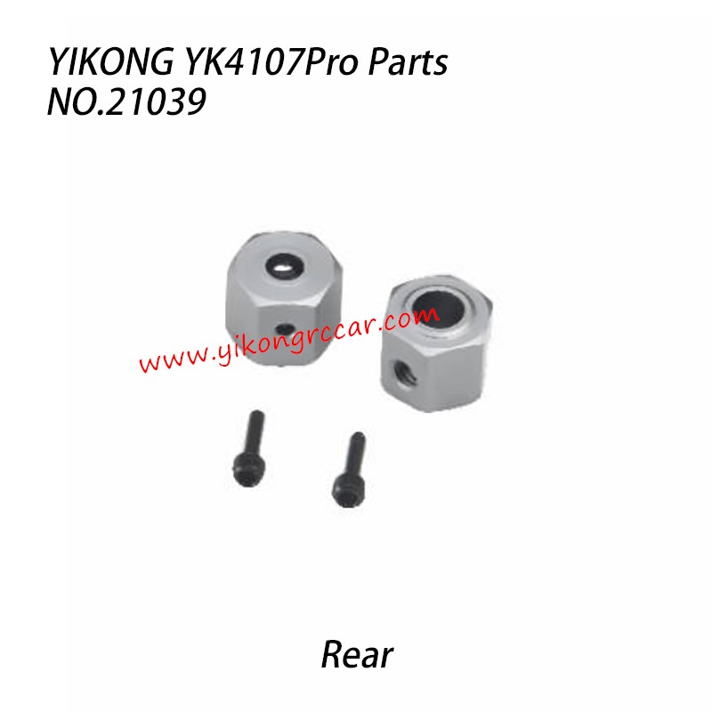 YIKONG YK4107Pro RC Crawler Parts Rear Hexagonal Wheel Seat 21039 YIKONG YK4107Pro RC Crawler Parts Rear Hexagonal Wheel Seat 21039