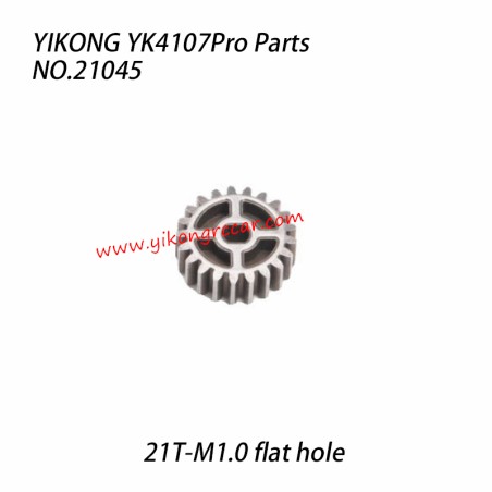 YIKONG YK4107Pro Parts Wave Box Gear (21T-M1.0 Flat Hole) 21045