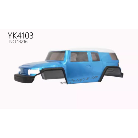 YIKONG YK4103 RC Car Parts oil-sprayed vehicle shell PC 13216