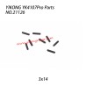 YIKONG YK4107Pro RC Truck Parts Machine Screw (3x14) 21126