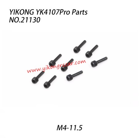 YIKONG YK4107Pro RC Truck Parts Screw Shaft (M4-11.5) 21130