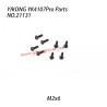 YIKONG YK4107Pro Parts Pan Head Hex Socket Screws (M2x6) 21131