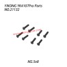 YIKONG YK4107Pro Parts Pan Head Hex Socket Screws M2.5x8 21132