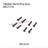 YIKONG YK4107Pro Parts Pan Head Hex Socket Screws M2.5x10 21133