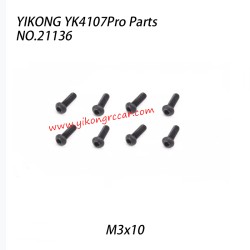 YIKONG YK4107Pro Parts Pan Head Hex Socket Screws (M3x10) 21136