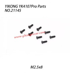 YIKONG YK4107Pro Parts Flat Head Socket Screw (M2.5x8) 21145