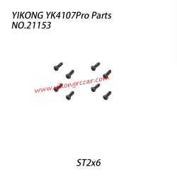 YIKONG YK4107Pro Parts Pan-Head Cross Self-Tapping Screw ST2x6 21153