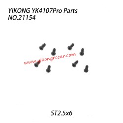 YIKONG YK4107Pro Parts Pan-Head Cross Self-Tapping Screw ST2.5x6 21154