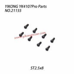 YIKONG YK4107Pro Parts Pan-Head Cross Self-Tapping Screw (St2.5x8) 21155