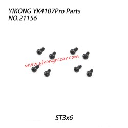 YIKONG YK4107Pro Parts Pan-Head Cross Self-Tapping Screw ST3x6 21156