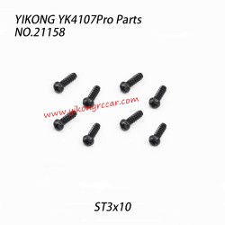 YIKONG YK4107Pro Parts Pan-Head Cross Self-Tapping Screw ST3x10 21158
