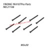 YIKONG YK4107Pro Parts Pan Head Hex Socket Screws M3x30 21166