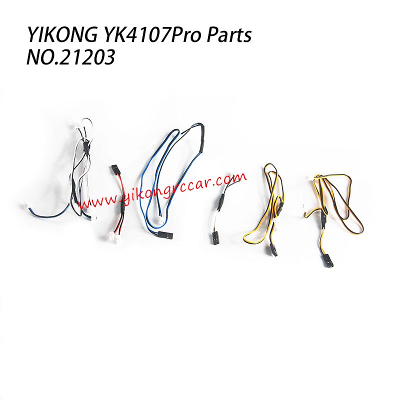 YIKONG YK4107Pro Parts Lights Wiring Harness Set 21203 YIKONG YK4107Pro Parts Lights Wiring Harness Set 21203