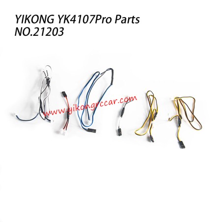 YIKONG YK4107Pro Parts Lights Wiring Harness Set 21203