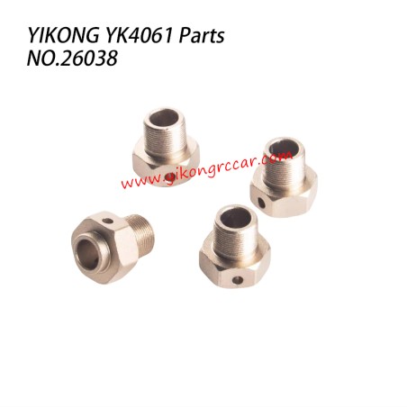 YIKONG YK4061 RC Car Parts Hex Wheel Hub 26038