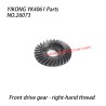 YIKONG YK4061 Parts Front drive gear right-hand thread 26073